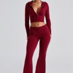 Portia Knit Pants - Red