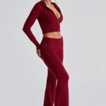 Portia Knit Pants - Red - Image 2
