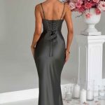 Shae Maxi Dress - Charcoal - Image 2