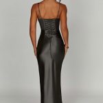 Shae Maxi Dress - Charcoal - Image 7