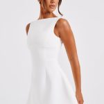 Alana Mini Dress - Ivory - Image 4