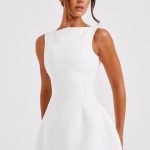 Alana Mini Dress - Ivory - Image 6