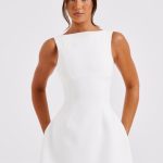 Alana Mini Dress - Ivory - Image 8