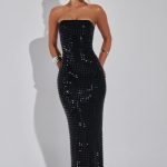 Neriah Maxi Dress - Black - Image 8