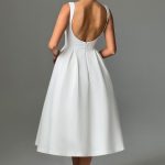 Clarabella Midi Dress - Ivory - Image 5