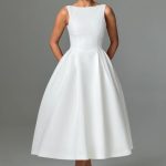 Clarabella Midi Dress - Ivory - Image 9