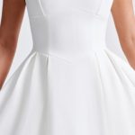 Clarabella Midi Dress - Ivory - Image 11