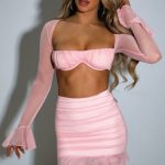 Maisie Mini Skirt - Blush - Image 4