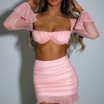Maisie Mini Skirt - Blush - Image 5