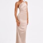 Arizona Maxi Dress - Champagne - Image 3