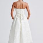 Saoirse Midi Dress - Ivory - Image 7