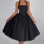 Cressida Midi Dress - Black