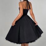 Cressida Midi Dress - Black - Image 11