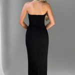 Roxanne Midaxi Dress - Black - Image 3