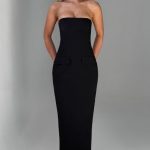 Roxanne Midaxi Dress - Black - Image 8