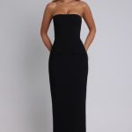 Roxanne Midaxi Dress - Black - Image 9