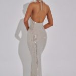 Odessa Maxi Dress - Nude - Image 2