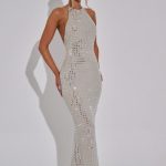 Odessa Maxi Dress - Nude - Image 6