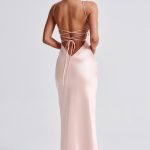 Sinead Maxi Dress - Peach - Image 4