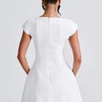 Lena Mini Dress - Ivory - Image 2