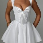 Antonella Mini Dress - Ivory