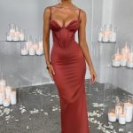 Onika Maxi Dress - Rust