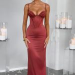 Onika Maxi Dress - Rust - Image 4