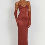 Onika Maxi Dress - Rust - Image 10