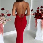 Talisa Maxi Dress - Red - Image 3