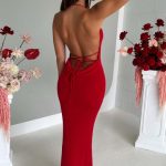 Talisa Maxi Dress - Red - Image 4