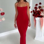 Talisa Maxi Dress - Red - Image 5