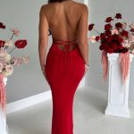 Talisa Maxi Dress - Red - Image 6