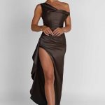 Juliene Maxi Dress - Charcoal - Image 6