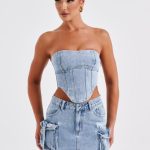 Yasie Corset - Blue - Image 6