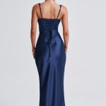 Shae Maxi Dress - Navy - Image 6