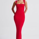 Helena Maxi Dress - Red - Image 6