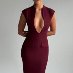 Nellie Midi Dress - Cherry Lacquer - Image 6