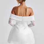 Georgianna Mini Dress - Ivory - Image 4