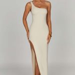 London Maxi Dress - Cream - Image 5