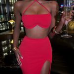 Mariana Maxi Skirt - Red - Image 3