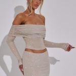 Tani Mini Skirt - Nude