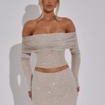 Tani Mini Skirt - Nude - Image 2