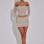 Tani Mini Skirt - Nude - Image 3
