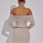 Tani Mini Skirt - Nude - Image 4