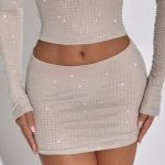 Tani Mini Skirt - Nude - Image 5