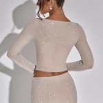 Tani Mini Skirt - Nude - Image 10