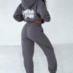Studio Sweatpants - Charcoal/White - Image 2