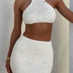 Margot Halter Top - Ivory