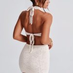Margot Halter Top - Ivory - Image 4