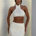 Margot Halter Top - Ivory - Image 5